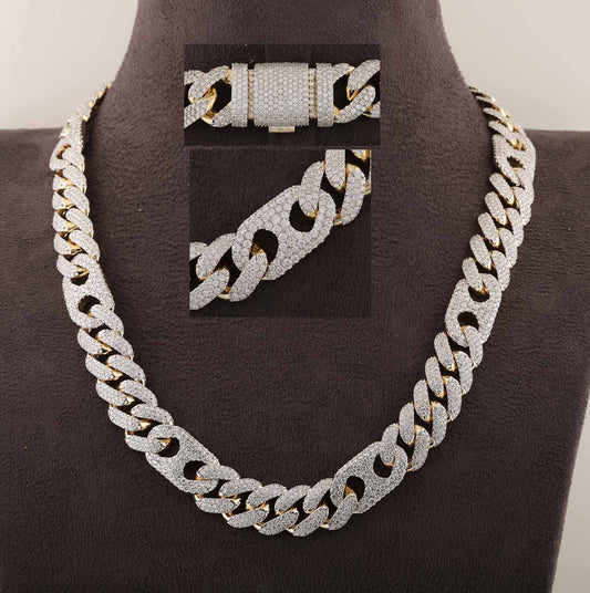 14K Solid Gold  35.4ctw Lab Grown Diamond Necklaces
