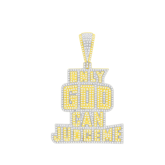 10K Solid Gold  1.84ctw Diamond Pendants