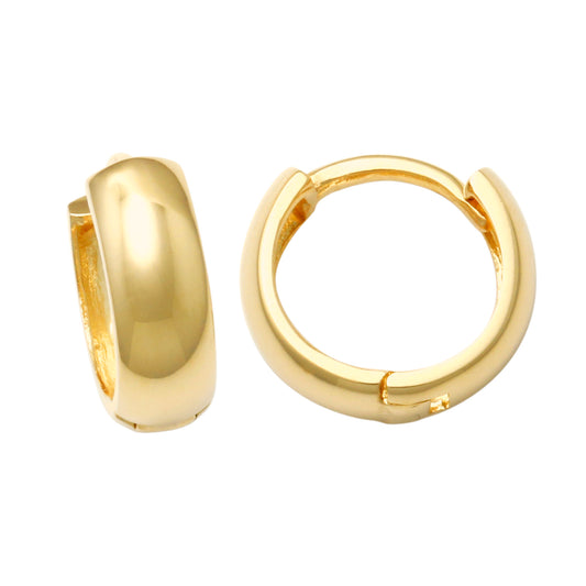 14K Solid Gold Hoop Earrings